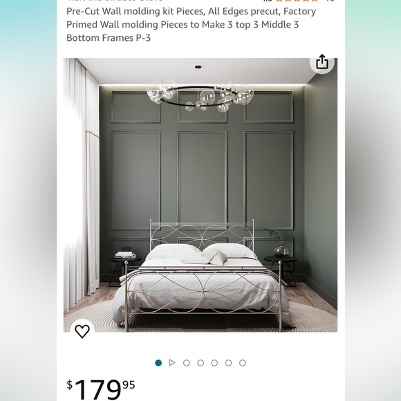 Precut wall molding pieces